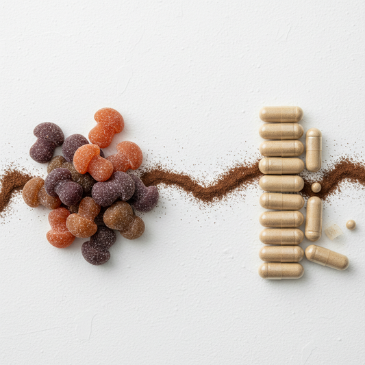 Mushroom Gummies vs Capsules: Which Form Works Better?